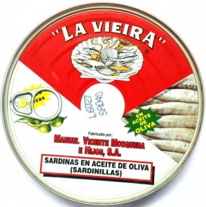 Sardinillas en Aceite de Oliva La Vieira 40/50 Piezas